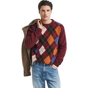 GANT Argyle C-Neck, Vinter vin, 3XL GANT Argyle C-Neck, Vinter vin, 3XL