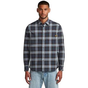 G-STAR RAW Bristum 2.0 Slim Shirt, Flerfärgad (Ash Blue Toby Check D23553-d748-h522), L G-STAR RAW Bristum 2.0 Slim Shirt, Flerfärgad (Ash Blue Toby Check D23553-d748-h522), L