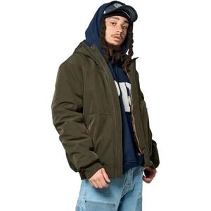 KAPORAL , Herrjacka, normal passform, långärmad, huva, modell royer, marinblå, storlek, Mörk khaki, XL KAPORAL , Herrjacka, normal passform, långärmad, huva, modell royer, marinblå, storlek, Mörk khaki, XL
