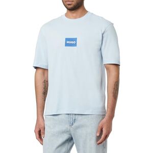 HUGO T-shirt för män, Öppen blå 460, M HUGO T-shirt för män, Öppen blå 460, M