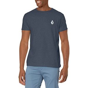 Volcom Herr Blaquedout Ss T-shirt, Marinblå smälter, L Volcom Herr Blaquedout Ss T-shirt, Marinblå smälter, L