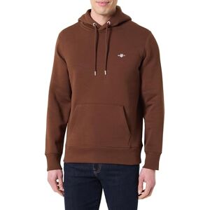 GANT REG Shield Hoodie, Mahogny brun, M GANT REG Shield Hoodie, Mahogny brun, M