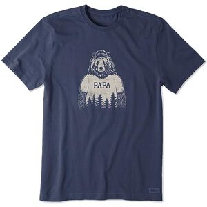 Life Is Good herr herr kross t-shirt kortärmad atletisk t-shirt Darkest Blue XL Life Is Good herr herr kross t-shirt kortärmad atletisk t-shirt Darkest Blue XL