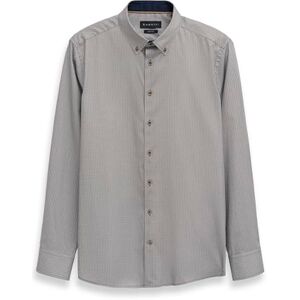 bugatti herrskjorta långärmad button-down-krage bomull, 60 taupe, XXL bugatti herrskjorta långärmad button-down-krage bomull, 60 taupe, XXL