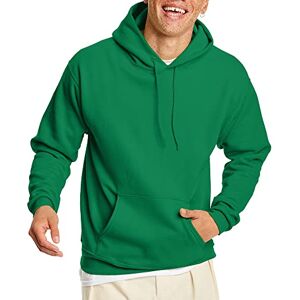 Hanes huvtröja för män, EcoSmart huvtröja i fleece, huvtröja med huva för män, Kelly grön, L Hanes huvtröja för män, EcoSmart huvtröja i fleece, huvtröja med huva för män, Kelly grön, L