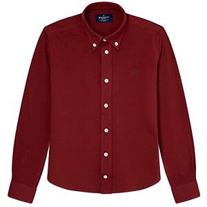 Hackett London Pojkar Garment Dyed Pique skjorta, Bordeaux, 24 Månaden Hackett London Pojkar Garment Dyed Pique skjorta, Bordeaux, 24 Månaden