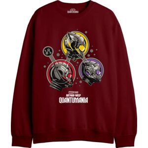 Marvel Sweatshirt herr, Vinröd, L Marvel Sweatshirt herr, Vinröd, L
