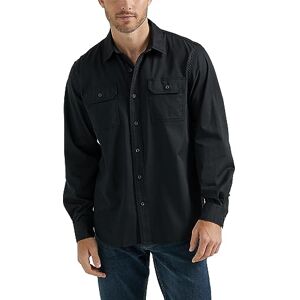 Wrangler Authentics Wrangler ZHCLBT Big-Tall långärmad klassisk vävd skjorta skjorta med knappar, Svart, XXL Wrangler Authentics Wrangler ZHCLBT Big-Tall långärmad klassisk vävd skjorta skjorta med knappar, Svart, XXL