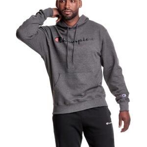 Champion huvtröja för män, Powerblend, herrhoodie i fleece, bekväm herrtröja, bokstavslogga (normal eller stor och lång), XL Champion huvtröja för män, Powerblend, herrhoodie i fleece, bekväm herrtröja, bokstavslogga (normal eller stor och lång), XL