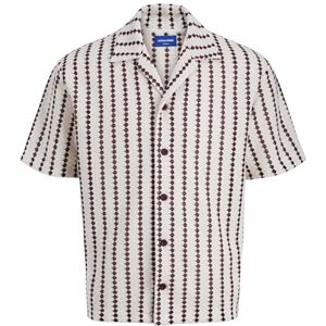 JACK & JONES Jorgramercy Jersey Ss Resort skjorta, Antik vit, XS JACK & JONES Jorgramercy Jersey Ss Resort skjorta, Antik vit, XS