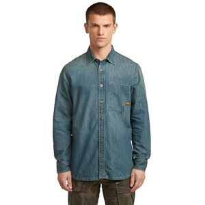 G-STAR Regular 1-Pkt Shirt LS T-shirt, Blå (Vintage Gold Digger D27083-d303-h117), M Herr, Blå (Vintage Gold Digger D27083-d303-h117), M G-STAR Regular 1-Pkt Shirt LS T-shirt, Blå (Vintage Gold Digger D27083-d303-h117), M Herr, Blå (Vintage Gold Digger D27083-d303-h117), M