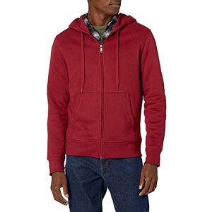 Amazon Essentials Men's Fleecetröja med hel dragkedja (finns i Big & Tall), Röd, L Amazon Essentials Men's Fleecetröja med hel dragkedja (finns i Big & Tall), Röd, L