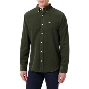 GANT REG Corduroy skjorta, Grön, S GANT REG Corduroy skjorta, Grön, S
