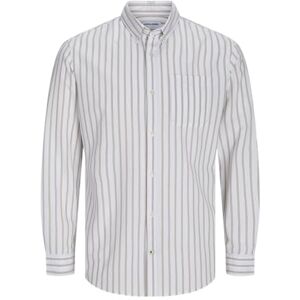 JACK & JONES Jjeoxford skjorta Ls Noos långärmad tröja, Crockery/ränder: ränder, XL JACK & JONES Jjeoxford skjorta Ls Noos långärmad tröja, Crockery/ränder: ränder, XL