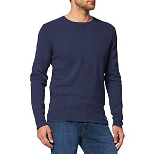 TOM TAILOR Denim Herr Stickad tröja med struktur 1016090, 13684 Sky Captain Blue Non-Solid, S TOM TAILOR Denim Herr Stickad tröja med struktur 1016090, 13684 Sky Captain Blue Non-Solid, S