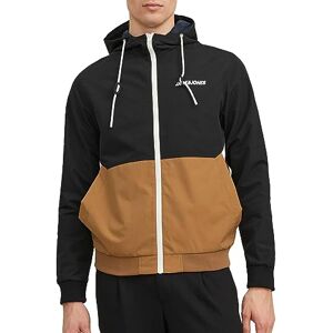 JACK & JONES Bestseller A/S Herr JJERUSH Hood Bomber NOOS bomberjacka, svart/detalj: Otter/White Blocking, M, Svart/detalj: annat/vit blockering, M JACK & JONES Bestseller A/S Herr JJERUSH Hood Bomber NOOS bomberjacka, svart/detalj: Otter/White Blocking, M, Svart/detalj: annat/vit blockering, M