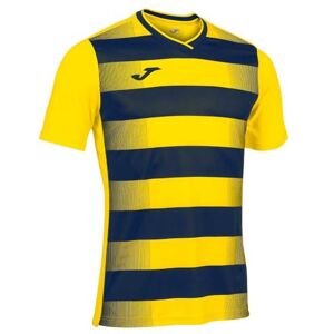 Joma T-shirt Varumärke Modell T-shirt Kortärmad Europa V Gul Marinblå Joma T-shirt Varumärke Modell T-shirt Kortärmad Europa V Gul Marinblå