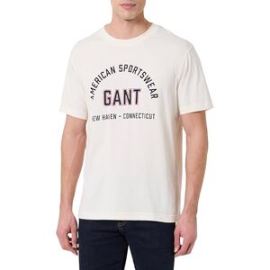 GANT Herr tryckt grafisk ss t-shirt, vit, L, Vitt, L GANT Herr tryckt grafisk ss t-shirt, vit, L, Vitt, L