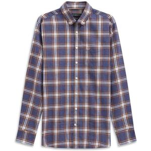 bugatti herrskjorta långärmad button-down-krage bomull, 70-konjak, M bugatti herrskjorta långärmad button-down-krage bomull, 70-konjak, M