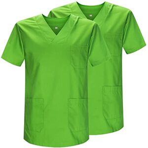 MISEMIYA Förpackning 2 st. SANITÄR CASACA unisex sanitär uniformer sanitär uniform medicinsk uniform Ref. 817 x 2, Äppelgrön 21, L MISEMIYA Förpackning 2 st. SANITÄR CASACA unisex sanitär uniformer sanitär uniform medicinsk uniform Ref. 817 x 2, Äppelgrön 21, L