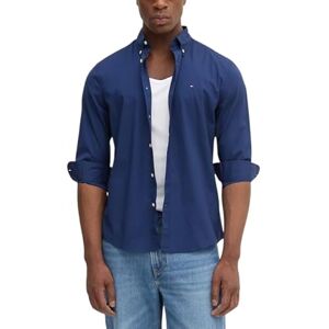 Tommy Hilfiger Herr Flex POPLIN Solid RF-skjorta MW0MW37550 L/S skjorta, beige, XL, Beige (kustbrungrått), XL Tommy Hilfiger Herr Flex POPLIN Solid RF-skjorta MW0MW37550 L/S skjorta, beige, XL, Beige (kustbrungrått), XL