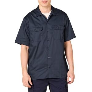Amazon Essentials Men's Kortärmad fläck- och rynkbeständig arbetsskjorta, Mörk marinblå, XXL Amazon Essentials Men's Kortärmad fläck- och rynkbeständig arbetsskjorta, Mörk marinblå, XXL