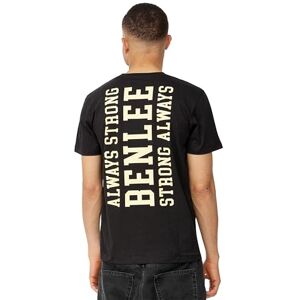 BENLEE Herr-t-shirt, normal passform, Luka, svart/gul, XXL BENLEE Herr-t-shirt, normal passform, Luka, svart/gul, XXL