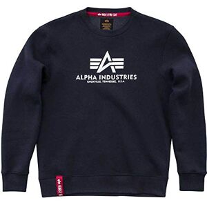 Alpha Industries Basic Sweatshirt för män Navy Alpha Industries Basic Sweatshirt för män Navy