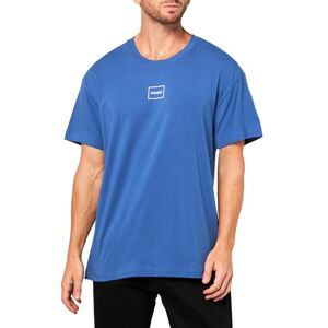 HUGO herrlogotyp kontur kortärmad t-shirt logo kontur kortärmad t-shirt (paket med 1), Horisont blå, L HUGO herrlogotyp kontur kortärmad t-shirt logo kontur kortärmad t-shirt (paket med 1), Horisont blå, L
