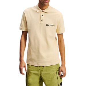 KARL LAGERFELD JEANS , Herr, Regular Pique Polo, Regular Fit, Brun, XS KARL LAGERFELD JEANS , Herr, Regular Pique Polo, Regular Fit, Brun, XS