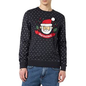 Blend Stickad tröja för män, 194013/Dark Navy, S Blend Stickad tröja för män, 194013/Dark Navy, S