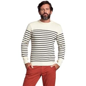 Armor-lux Armor Lux Herr Pull Marin Molene Héritage Homme tröja, Flerfärgad (395 natur/Navi 395 natur/skepp)., L Armor-lux Armor Lux Herr Pull Marin Molene Héritage Homme tröja, Flerfärgad (395 natur/Navi 395 natur/skepp)., L