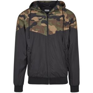 Urban Classics Herr Jackans Mönster Arrow Windrunner, Blk/Woodcamo, S Urban Classics Herr Jackans Mönster Arrow Windrunner, Blk/Woodcamo, S