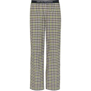 Giorgio Armani garn färgade vävda byxor pyjamasbotten för män, BLÅ, XL Giorgio Armani garn färgade vävda byxor pyjamasbotten för män, BLÅ, XL