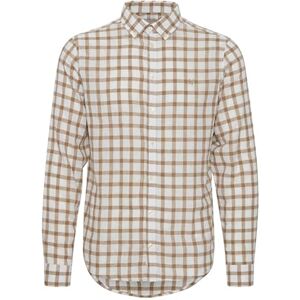 CASUAL FRIDAY Herr CFAnton 0053 LS BD Check Linen Mix Skjorta, 114201_Ecru, L, 114201_ecru, L CASUAL FRIDAY Herr CFAnton 0053 LS BD Check Linen Mix Skjorta, 114201_Ecru, L, 114201_ecru, L