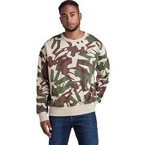 G-STAR RAW, Kamouflage, överdimensionerad tröja för män, Mehrfarbig (Dk Brick Peacehand C365-d032), XS G-STAR RAW, Kamouflage, överdimensionerad tröja för män, Mehrfarbig (Dk Brick Peacehand C365-d032), XS