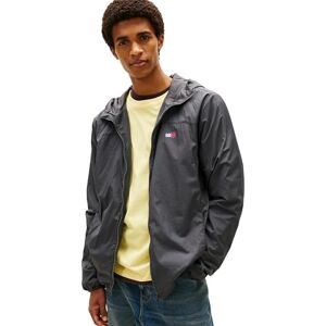 Tommy Jeans herr TJM FLEECE CHICAGO JACKA EXT DM0DM2291 Windbreaker jacka, grå (tvättad svart), XL, Grå (tvättad svart), XL Tommy Jeans herr TJM FLEECE CHICAGO JACKA EXT DM0DM2291 Windbreaker jacka, grå (tvättad svart), XL, Grå (tvättad svart), XL