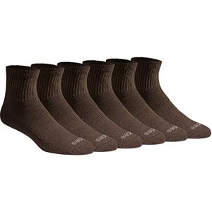 Dickies Herr Dri-tech fuktkontroll kvartsstrumpor, tillgängliga i M-XXL (6, 12, 18 par), Solid brun (6 par), Large Dickies Herr Dri-tech fuktkontroll kvartsstrumpor, tillgängliga i M-XXL (6, 12, 18 par), Solid brun (6 par), Large