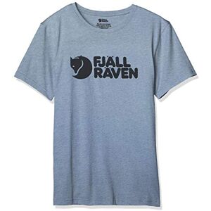 Fjällräven Fjallraven logotyp T-shirt M, herr, blå melange, XS Fjällräven Fjallraven logotyp T-shirt M, herr, blå melange, XS