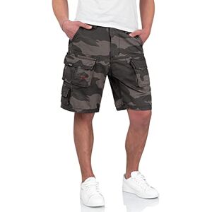 Surplus Raw Vintage herr cargoshorts, Blackcamo, L Surplus Raw Vintage herr cargoshorts, Blackcamo, L