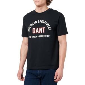 GANT Tryckt Graphic SS T-shirt, svart, 3XL GANT Tryckt Graphic SS T-shirt, svart, 3XL