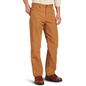 Dickies Herr platt framsida stretch twill byxa slim fit bootcut jeans, Brun anka, 48W x 30L Dickies Herr platt framsida stretch twill byxa slim fit bootcut jeans, Brun anka, 48W x 30L