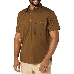 Amazon Essentials mäns Slim-Fit kortärmad tvåficksbruksskjorta (tidigare Goodthreads), mörk oliv, medium Amazon Essentials mäns Slim-Fit kortärmad tvåficksbruksskjorta (tidigare Goodthreads), mörk oliv, medium