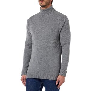 SELECTED HOMME SELETED HOMME Herr Slhskipper Structure Roll Neck W stickad tröja, GRÅ, L SELECTED HOMME SELETED HOMME Herr Slhskipper Structure Roll Neck W stickad tröja, GRÅ, L