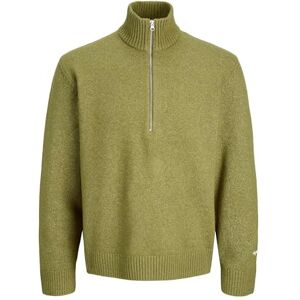 JACK & JONES Jornorrebro stickad halv dragkedja Sn, oliv drab, M JACK & JONES Jornorrebro stickad halv dragkedja Sn, oliv drab, M