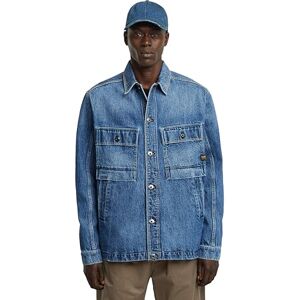G-STAR Mosa overshirt overshirt herr, Blå (slitna i vattenvägar D26462-d788-h127), S G-STAR Mosa overshirt overshirt herr, Blå (slitna i vattenvägar D26462-d788-h127), S