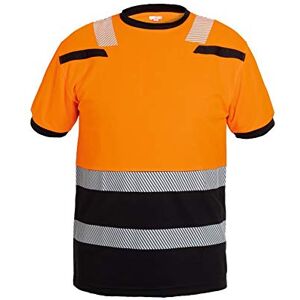 Hydrowear 040465OB-S TULSA Trendy High Visible Line T-shirt, Hi-Vis Orange/Black, storlek S Hydrowear 040465OB-S TULSA Trendy High Visible Line T-shirt, Hi-Vis Orange/Black, storlek S