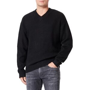 JACK & JONES Bestseller A/S Herr Jorollie Knit V-hals stickad tröja, svart, XL JACK & JONES Bestseller A/S Herr Jorollie Knit V-hals stickad tröja, svart, XL