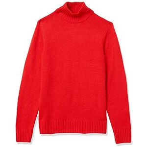 Amazon Essentials Men's Långärmad mjuk tröja med polokrage, Röd, M Amazon Essentials Men's Långärmad mjuk tröja med polokrage, Röd, M