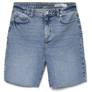 VERO MODA Vmcleo Hr Long DNM Shorts Mix Noos, Ljusblå denim, S VERO MODA Vmcleo Hr Long DNM Shorts Mix Noos, Ljusblå denim, S